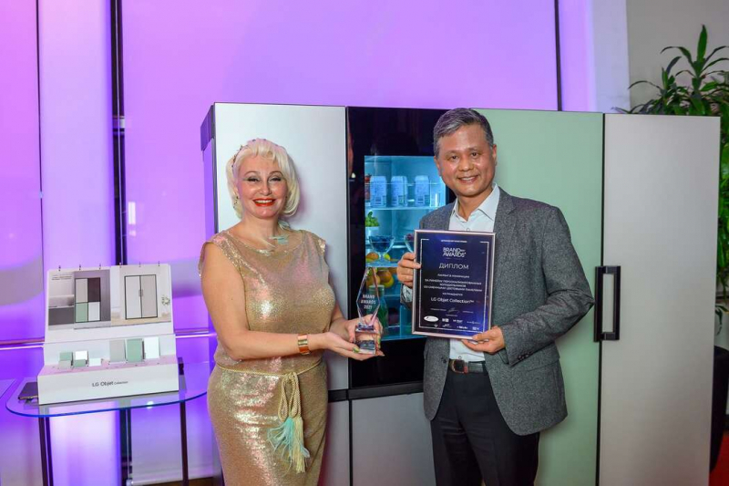 LG Objet Collection, премия BRAND AWARDS 2021